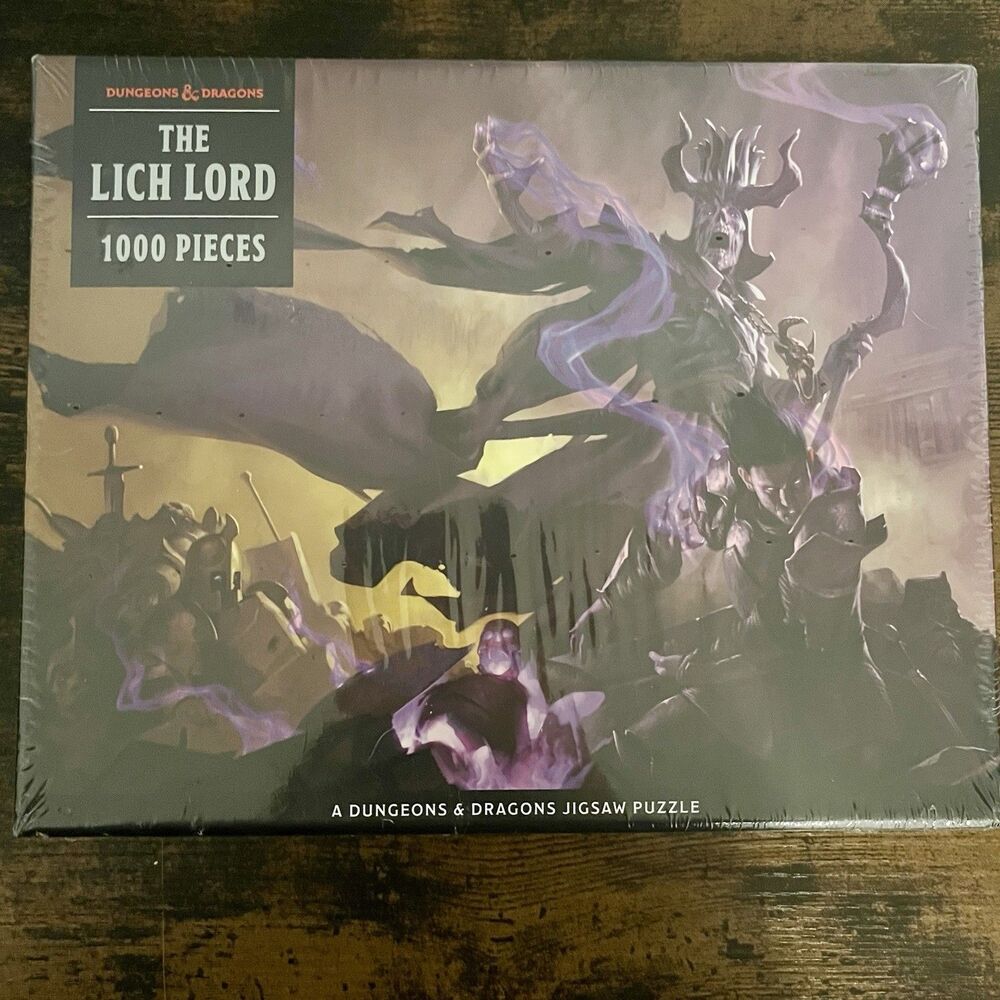Dungeons & Dragons The Lich Lord Jigsaw Puzzle 1000 Pieces Brand NEW Sealed